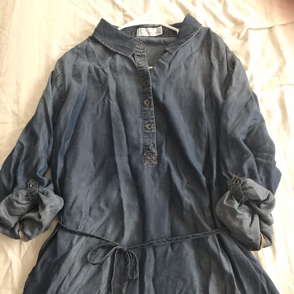 NWT Chambray Shirt Dress